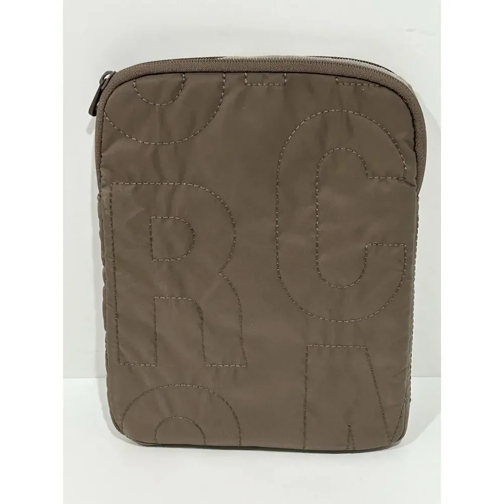 MARC BY MARC JACOBS iPad Case Brown 8” X 10.5” Quilted Nylon In Excellent